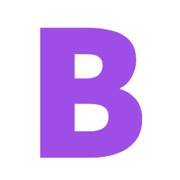 Bur large B icon